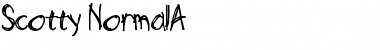 Scotty NormalA Font Title Preview