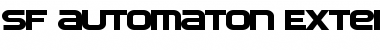 SF Automaton Extended Regular Font Title Preview