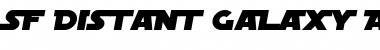 SF Distant Galaxy Alternate Italic Font Title Preview