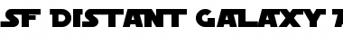 SF Distant Galaxy Alternate Regular Font Title Preview