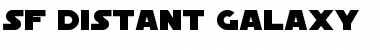 SF Distant Galaxy Regular Font Title Preview