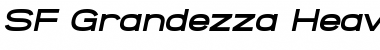 SF Grandezza Heavy Oblique Font Title Preview