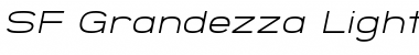 SF Grandezza Light Oblique Font Title Preview