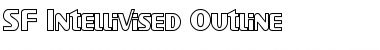 SF Intellivised Outline Regular Font Title Preview