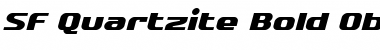 SF Quartzite Bold Oblique Font Title Preview