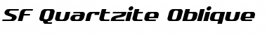 SF Quartzite Oblique Font Title Preview