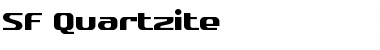 SF Quartzite Regular Font Title Preview