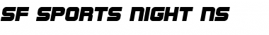 SF Sports Night NS Regular Font Title Preview