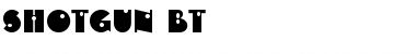 Shotgun Regular Font Title Preview