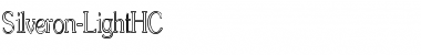 Silveron-LightHC Regular Font Title Preview