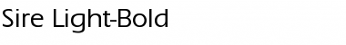 Sire_Light-Bold Regular Font Title Preview