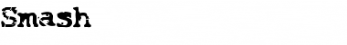 Smash Regular Font Title Preview