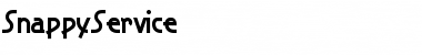 SnappyService Regular Font Title Preview