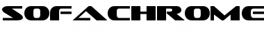 Sofachrome Regular Font Title Preview