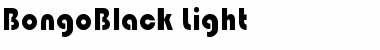 BongoBlack Light Font Title Preview