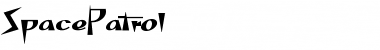 SpacePatrol Regular Font Title Preview