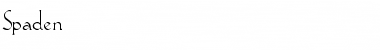 Spaden Regular Font Title Preview