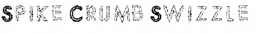 Spike Crumb Swizzle Regular Font Title Preview