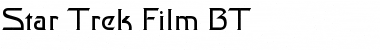 StarTrek Film BT Regular Font Title Preview