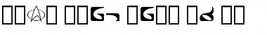 StarTrekNext Pi Regular Font Title Preview