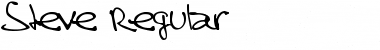 SteveHandwriting Regular Font Title Preview