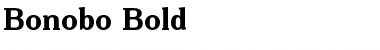 Bonobo Bold Font Title Preview