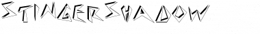 StingerShadow Regular Font Title Preview