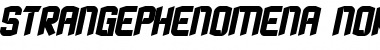 StrangePhenomena Normal Regular Font Title Preview
