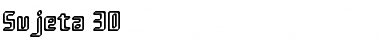 Sujeta 3D Regular Font Title Preview