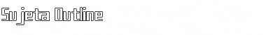 Sujeta Outline Regular Font Title Preview