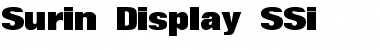 Surin Display SSi Regular Font Title Preview
