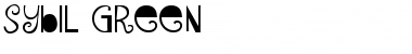 Sybil Green Regular Font Title Preview