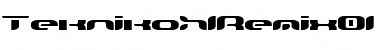 TeknikohlRemix01 Normal Font Title Preview