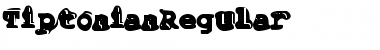 Tiptonian Regular Font Title Preview