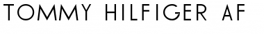 TOMMY HILFIGER AF Regular Font Title Preview