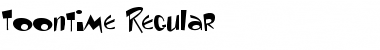 Toontime Regular Font Title Preview