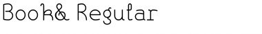 Book& Regular Font Title Preview
