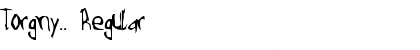 Torgny.. Regular Font Title Preview