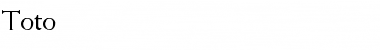 Totos-Normal Regular Font Title Preview