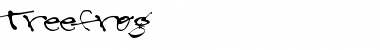 Treefrog Regular Font Title Preview
