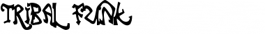 Tribal Funk Regular Font Title Preview