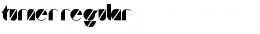 TURNER Regular Font Title Preview