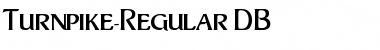 Turnpike DB Regular Font Title Preview