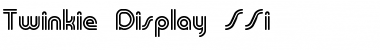 Twinkie Display SSi Regular Font Title Preview