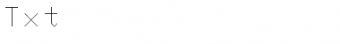 Txt Regular Font Title Preview