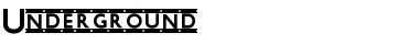 Underground Normal Font Title Preview