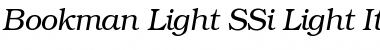 Bookman Light SSi Light Italic Font Title Preview
