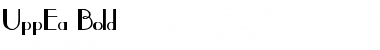 UppEa Bold Regular Font Title Preview
