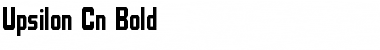 Upsilon Cn Bold Regular Font Title Preview