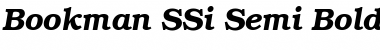Bookman SSi Semi Bold Italic Font Title Preview